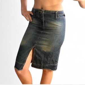 y2@ Denim Midi Skirt